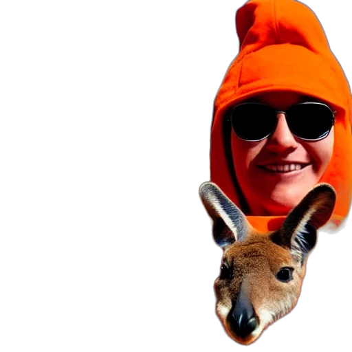 animal, hat, creature, staff transparent PNG cut-out