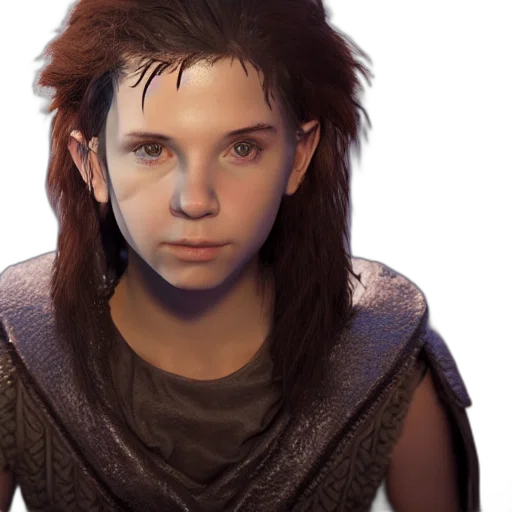 face, concept art, fantasy art, photorealistic, 3d render, portrait, character, teen transparent PNG cut-out