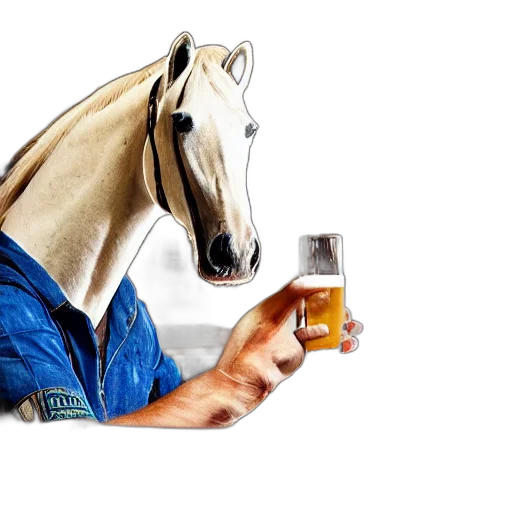 jacket, animal, hat, photorealistic transparent PNG cut-out