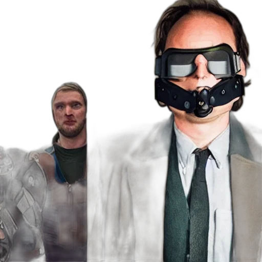 mask, cyberpunk, concept art, yannic transparent PNG cut-out