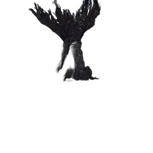 tree, creature, hair, crown, concept art, pixel art, fantasy art, comic book art transparent PNG cut-out