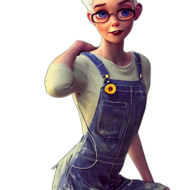 dress, staff, robot, face, concept art, 3d render, cartoon, photorealistic transparent PNG cut-out