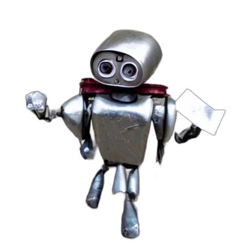 robot, staff, 3d render, concept art transparent PNG cut-out