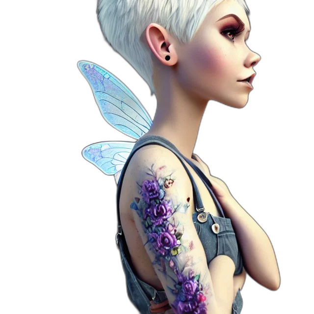 fantasy art, concept art, photorealistic, 3d render, pastel, full, body, pose transparent PNG cut-out