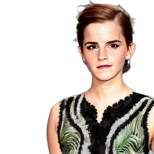 dress, hair, face, emma, watson, avocado transparent PNG cut-out