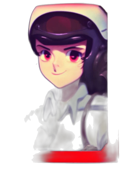 staff, face, robot, hat, anime, pixel art, watercolor, concept art transparent PNG cut-out