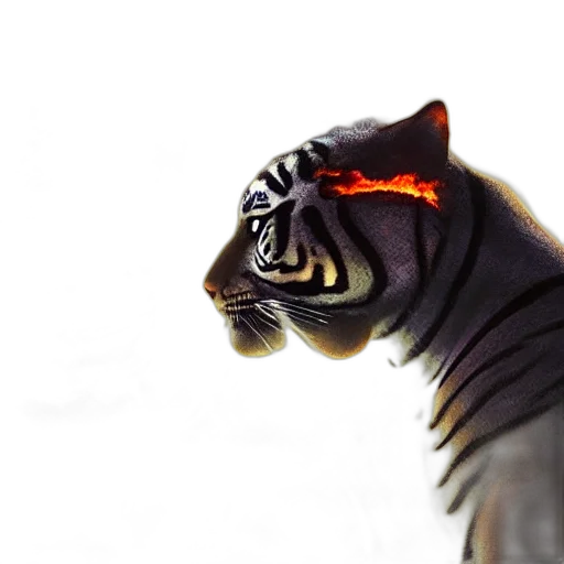 animal, creature, dragon, mask, 3d render, photorealistic, concept art, fantasy art transparent PNG cut-out