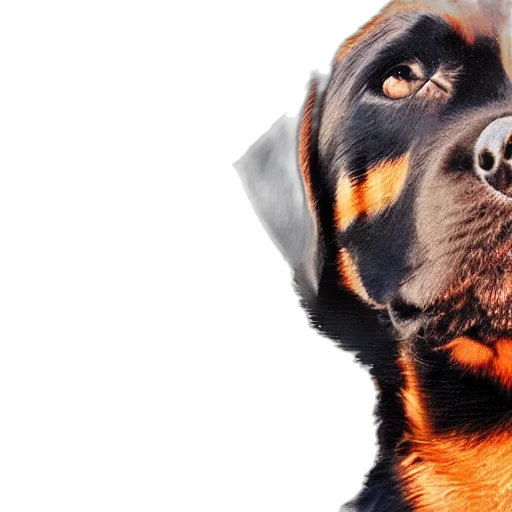 animal, face, photorealistic, 3d render, digital, art, rottweiler, arms transparent PNG cut-out