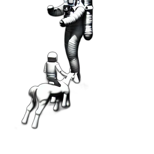 robot, staff, jacket, animal, comic book art, concept art, pixel art, cartoon transparent PNG cut-out