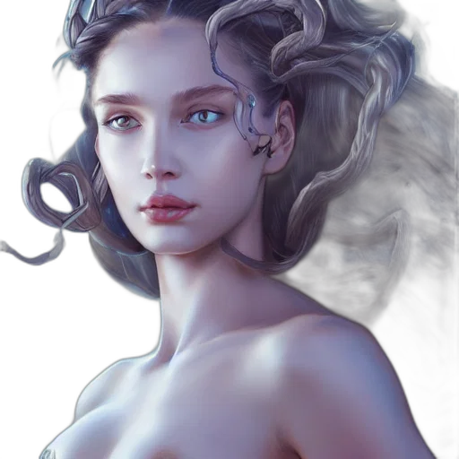 face, dragon, crown, jewelry, fantasy art, photorealistic, concept art, oil painting transparent PNG cut-out