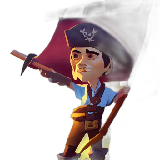 staff, weapon, umbrella, hat transparent PNG cut-out