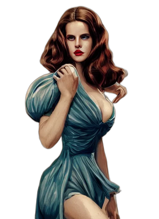 dress, fantasy art, comic book art, concept art transparent PNG cut-out