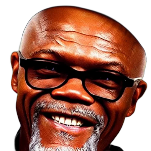 face, animal, mask, staff, photorealistic, cartoon, samuel, jackson transparent PNG cut-out