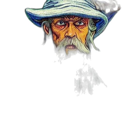 hat, staff, face, mask transparent PNG cut-out