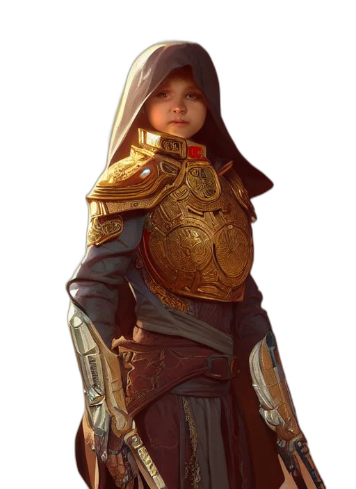 jacket, staff, weapon, face, concept art, fantasy art, photorealistic, 3d render transparent PNG cut-out