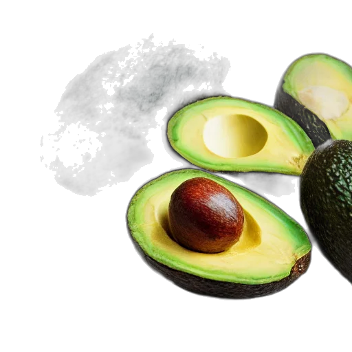 food, photorealistic, 3d render, green, avocado, john, week transparent PNG cut-out