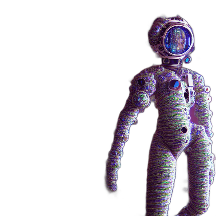 robot, staff, creature, mask transparent PNG cut-out
