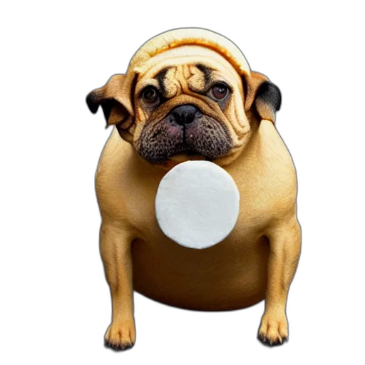 animal, food, staff, hat, 3d render, photorealistic, dog, form transparent PNG cut-out