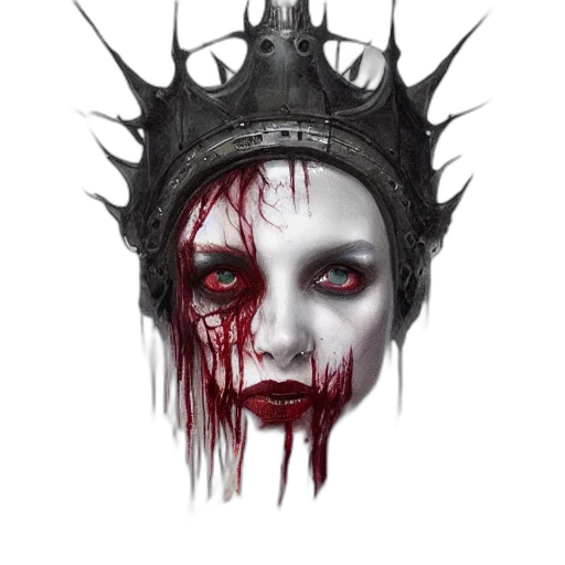 crown, face, fantasy art, concept art transparent PNG cut-out