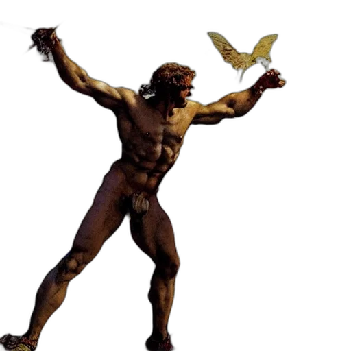 creature, animal, weapon, staff transparent PNG cut-out