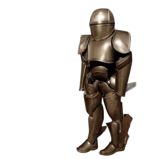robot, sword, 3d render, concept art transparent PNG cut-out