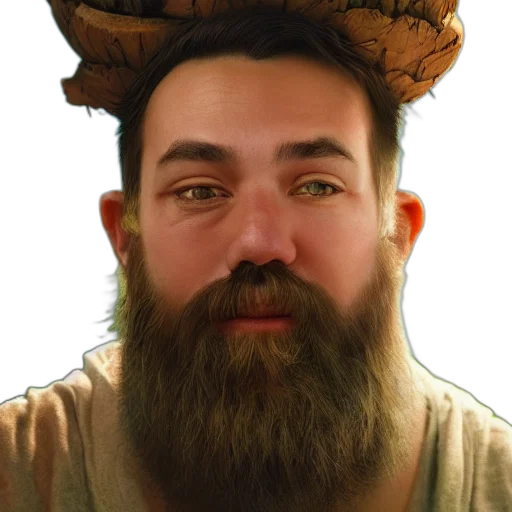 face, crown, hat, mask, photorealistic, fantasy art, concept art, 3d render transparent PNG cut-out