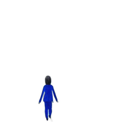 dress, robot, staff, creature transparent PNG cut-out