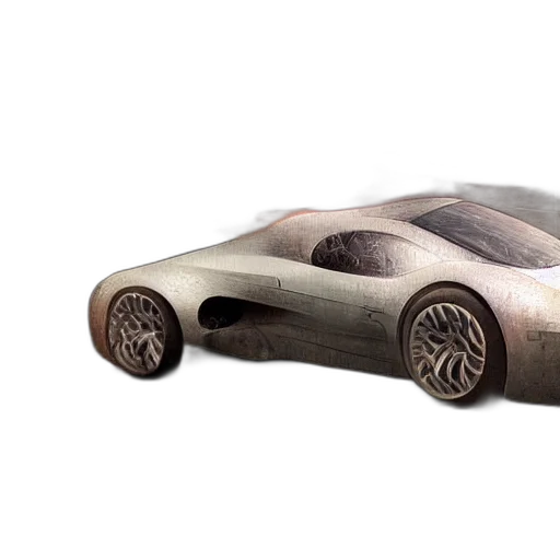 car, 3d render, concept art, photorealistic transparent PNG cut-out