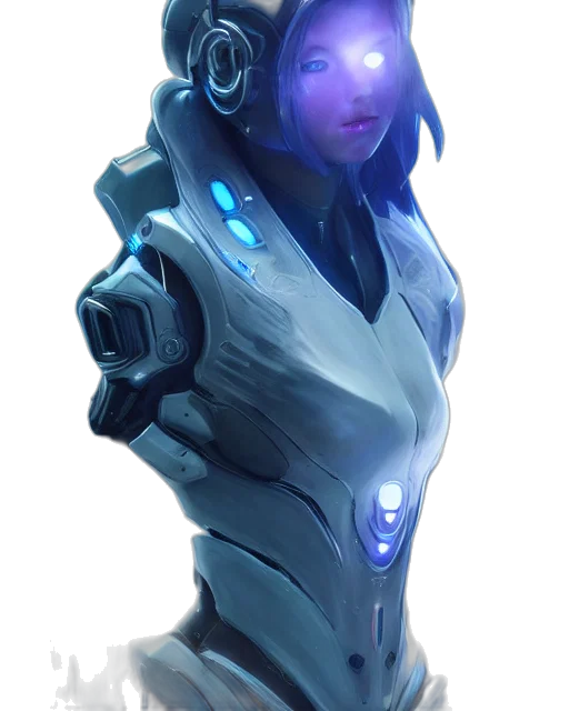 robot, staff, face, weapon transparent PNG cut-out