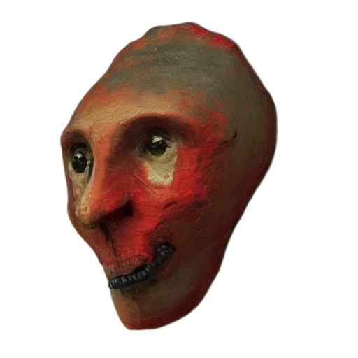 mask, face, creature, staff transparent PNG cut-out