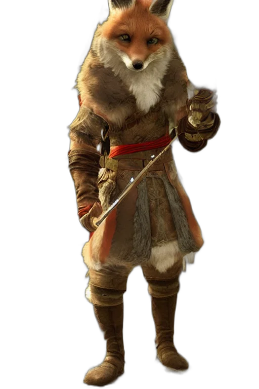 staff, animal, sword, jacket transparent PNG cut-out