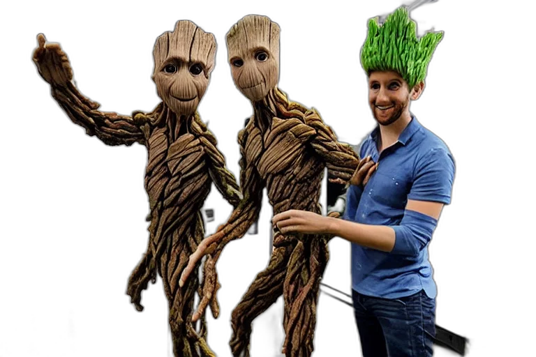 creature, tree, staff, animal transparent PNG cut-out