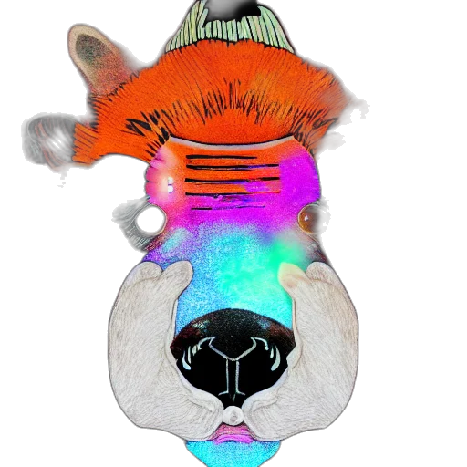 mask, animal, creature, dragon transparent PNG cut-out