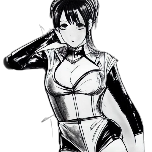 jacket, staff, dress, robot transparent PNG cut-out