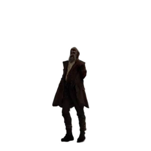 jacket, staff, mask, creature transparent PNG cut-out