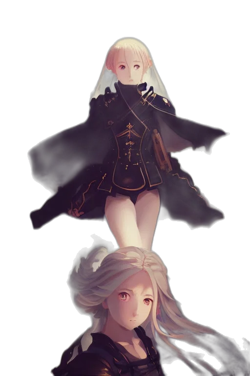 crown, dress, jacket, staff transparent PNG cut-out