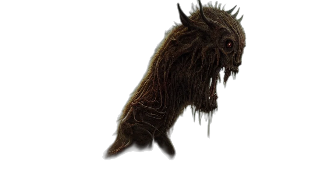 creature, hair, animal, dragon, concept art, 3d render, fantasy art, photorealistic transparent PNG cut-out