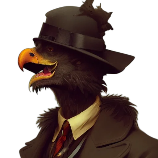 hat, mask, staff, animal transparent PNG cut-out