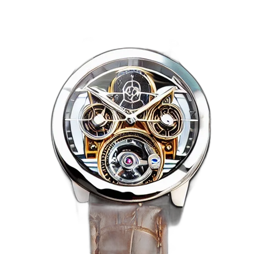 jewelry, retro, futuristic, tourbillon transparent PNG cut-out
