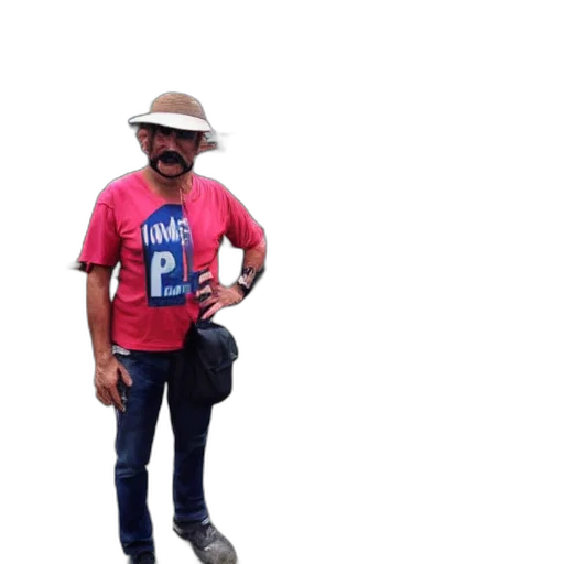 staff, hat, jacket, robot, 3d render, photorealistic, oil painting, cartoon transparent PNG cut-out