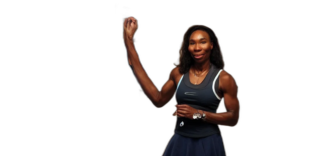 dress, venus, williams, stands transparent PNG cut-out