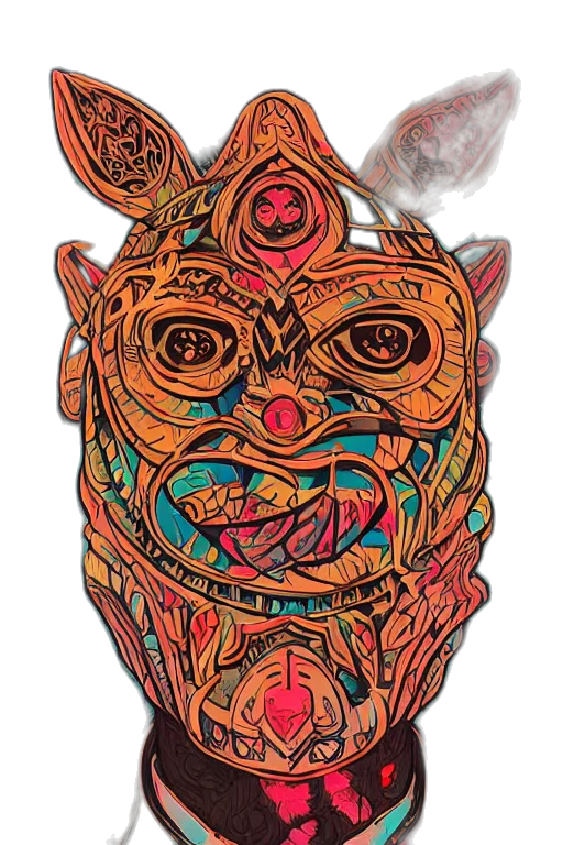 mask, jewelry, crown, face transparent PNG cut-out