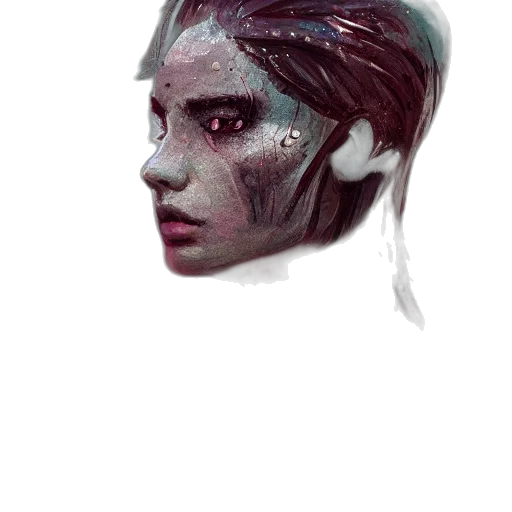 mask, face, creature, crown transparent PNG cut-out