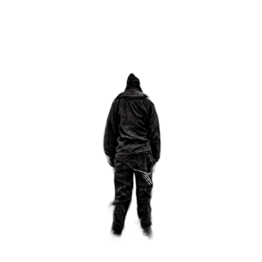 jacket, staff, creature, animal transparent PNG cut-out