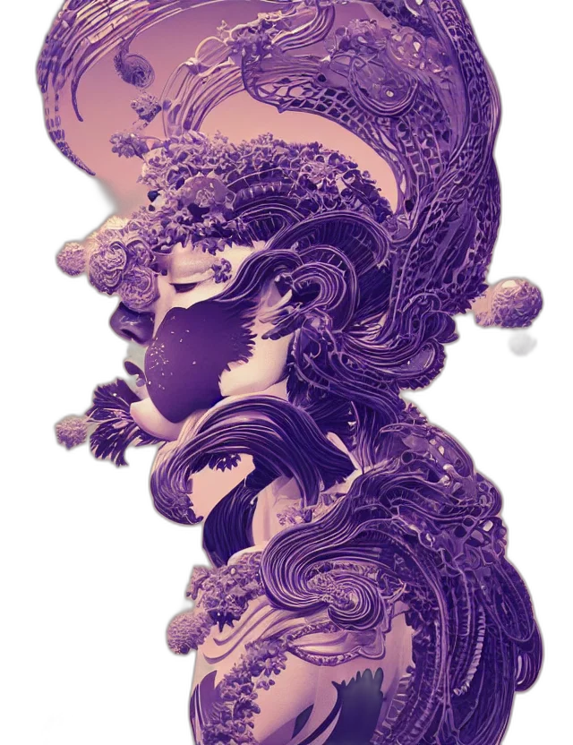 crown, mask, dragon, hair transparent PNG cut-out