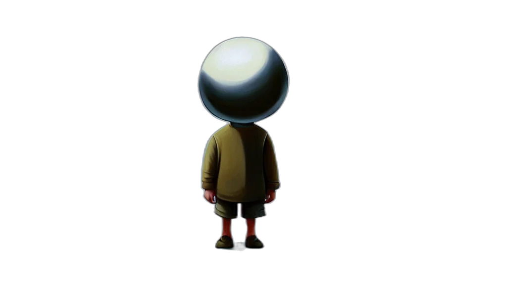 hat, robot, jacket, staff, concept art, 3d render, pixel art, photorealistic transparent PNG cut-out