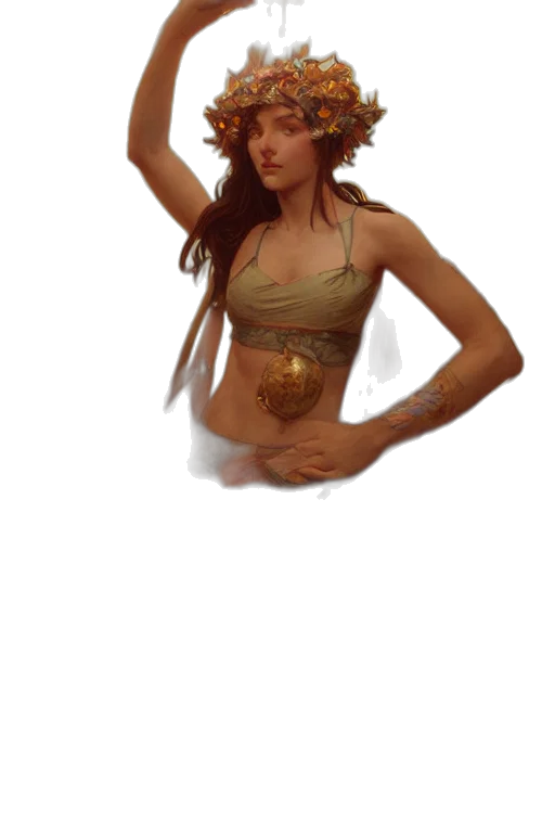 staff, jewelry, crown, creature transparent PNG cut-out
