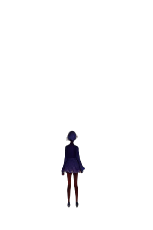 dress, robot, jacket, staff, pixel art, concept art, 3d render, anime transparent PNG cut-out