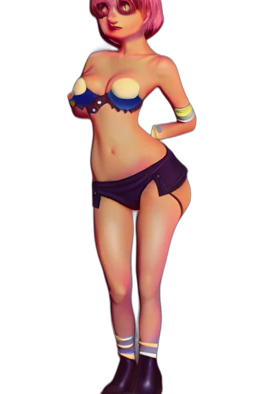 dress, 3d render, concept art, pixel art transparent PNG cut-out