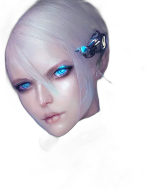 robot, face, mask, staff transparent PNG cut-out